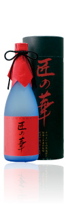 Takumi no Hana : a prime shochu made from specially selected sweet potatoes which are classified as the highest quality cultivated in Ibusuki region and is only produced during the best harvest season of this crop.